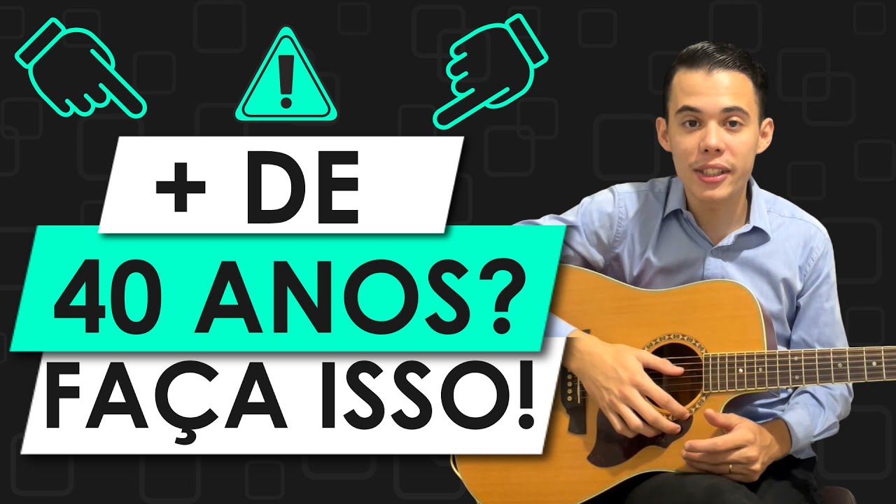 Voc&ecirc; tem mais de 40 anos e AINDA n&atilde;o toca VIOL&Atilde;O..? Vamos consertar isso!