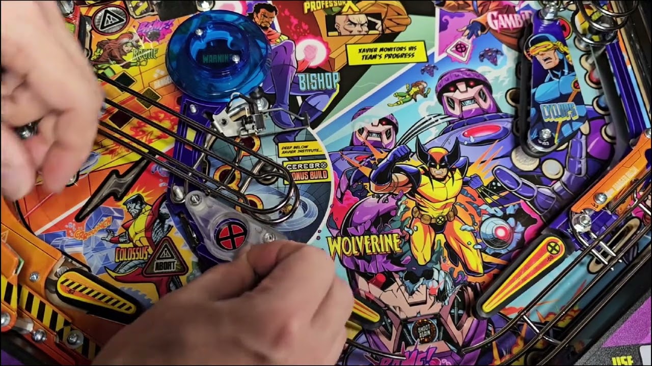 UNCANNY X-MEN - FLIPPER HOP GUARD INSTALL VIDEO for Stern Pinball Machines