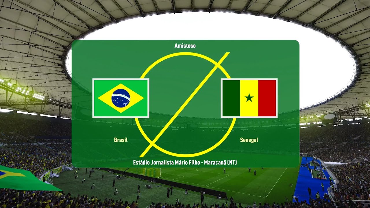BRASIL x SENEGAL (15/11/2025) | AMISTOSO DA SELEÇÃO AO VIVO COM IMAGENS | Efootball 2025