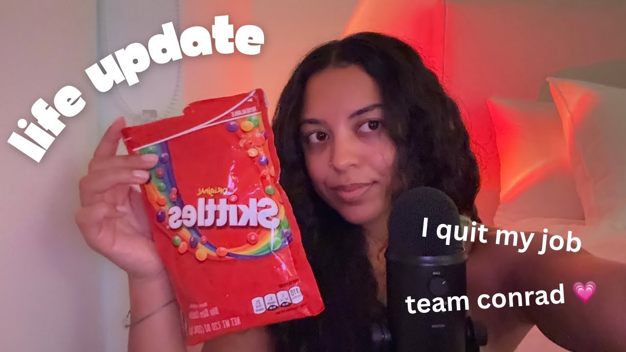 ASMR: candy eating life update (intense mouth sounds) #asmr 
