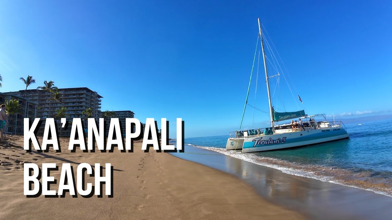 Kaanapali Beach Walk - Maui Hawaii (Binaural)