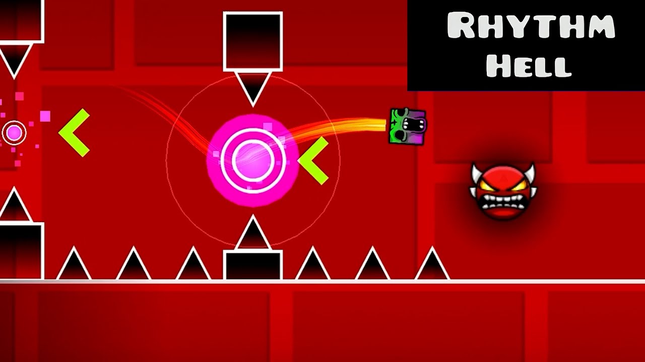Адский ритм в Geometry Dash! Rhythm Hell in Geometry Dash! 