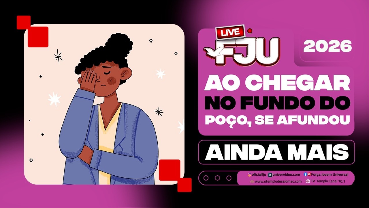 AO CHEGAR NO FUNDO DO POÇO, SE AFUNDOU AINDA MAIS #LIVEFJU #FJU