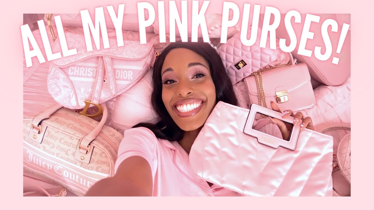 PINK PURSE/BAG COLLECTION + STORAGE