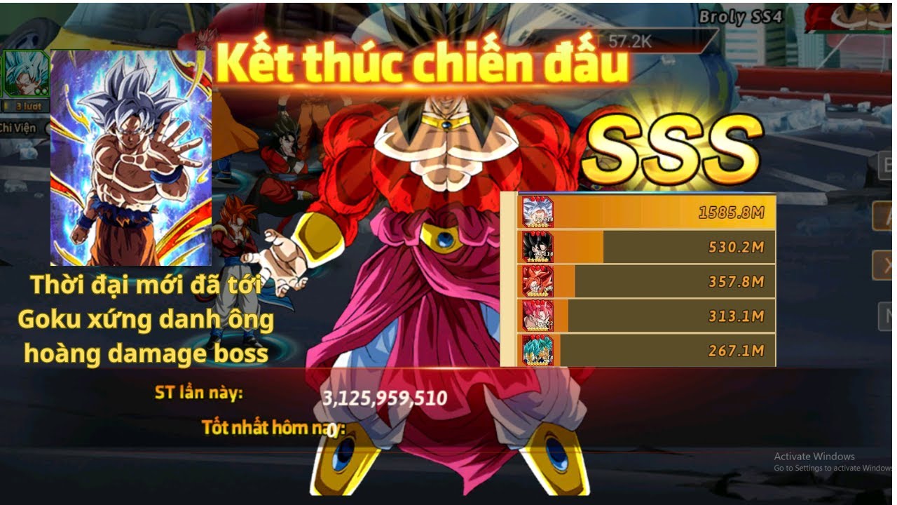 RỒNG THẦN SIÊU CẤP - NGƯỜI ĐẦU TIÊN SỬ DỤNG 36 LẦN GOKU LỤC MÔN - GOKU TRỞ THÀNH ÔNG HOÀNG BOSS !!!