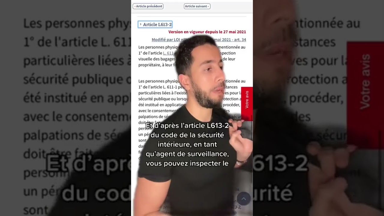 Fouille d&rsquo;affaires personnelles par le vigile ? #masdak #droit #guetteca #tips