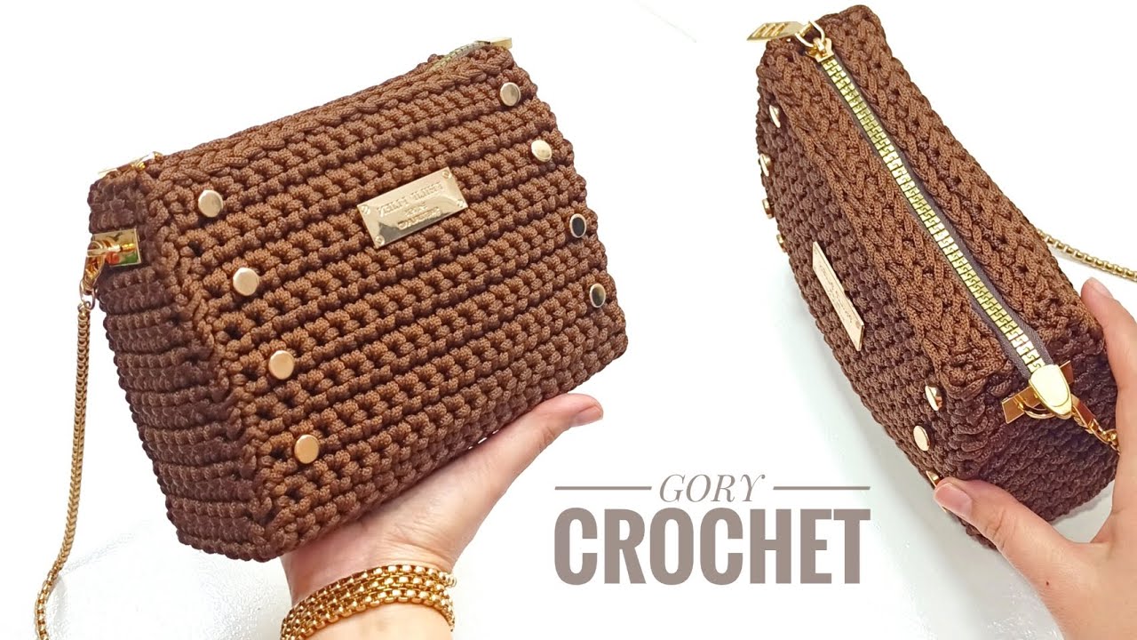 كروشيه شنطه كروس سهله وبسيطه للمبتدئين bag crochet