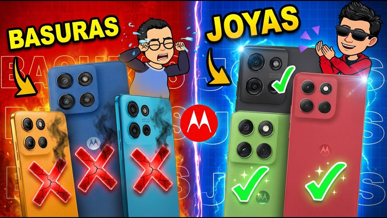 👎DE LOS PEORES A LOS MEJORES CELULARES MOTOROLA 2025-2026👍