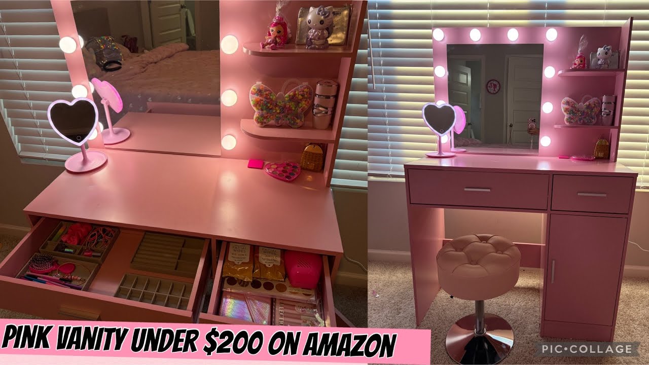 Pink Vanity Under $200 – Unboxing & Assembly