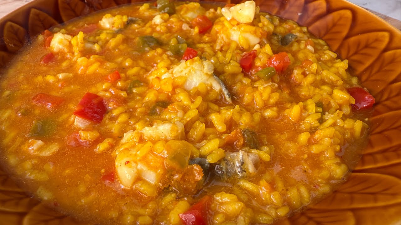 Cazuela de arroz con bacalao