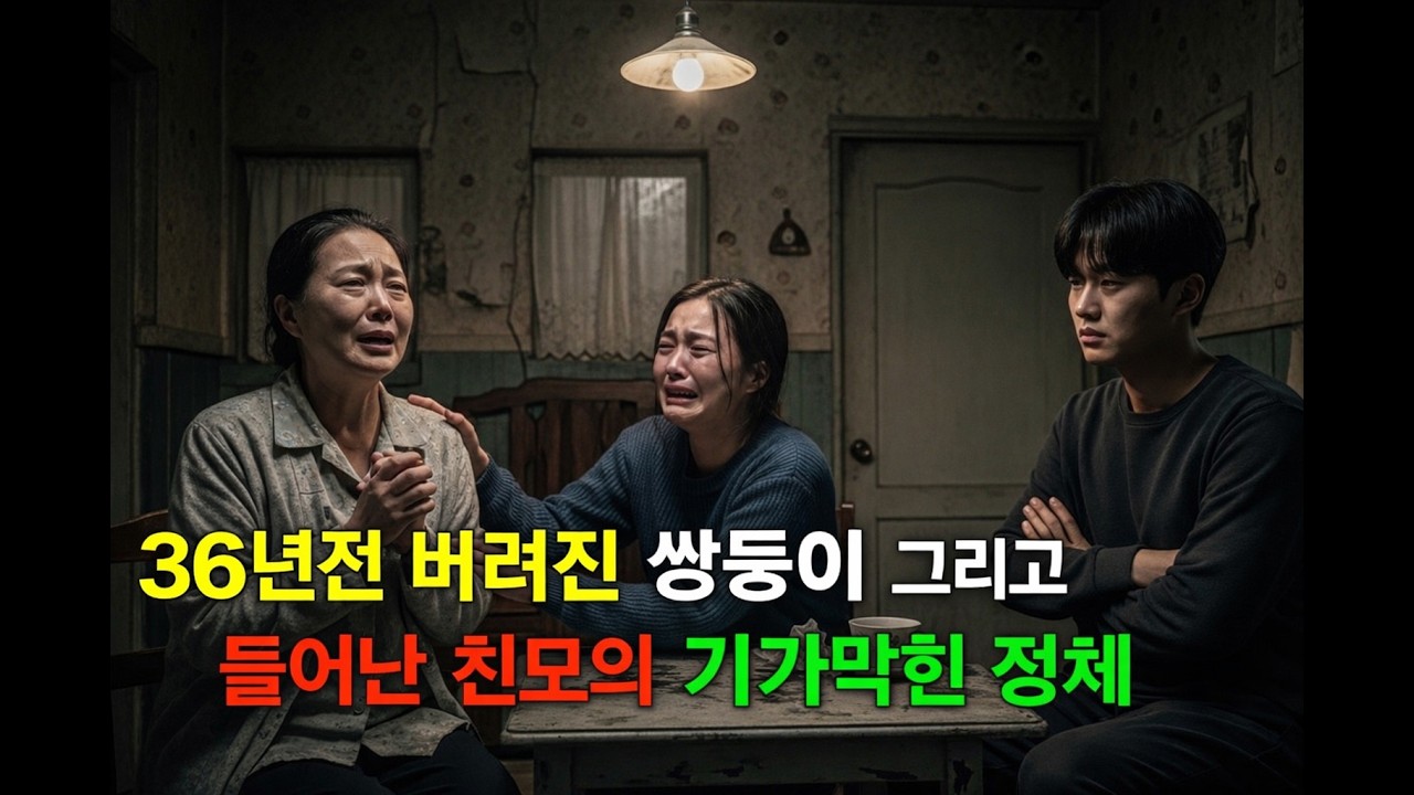 36년전 버려진 쌍둥이 그리고 들어난 친모의 기가막힌 정체