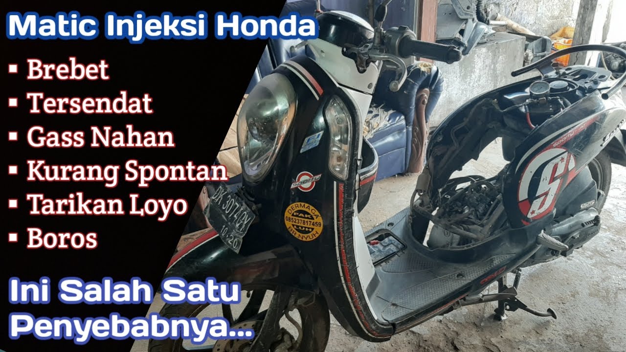 Scoopy fi esp, Beat fi esp, Vario fi esp Brebet dan Tersendat di RPM Bawah & Tengah