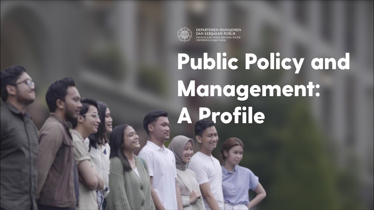 Public Policy and Management: A Profile