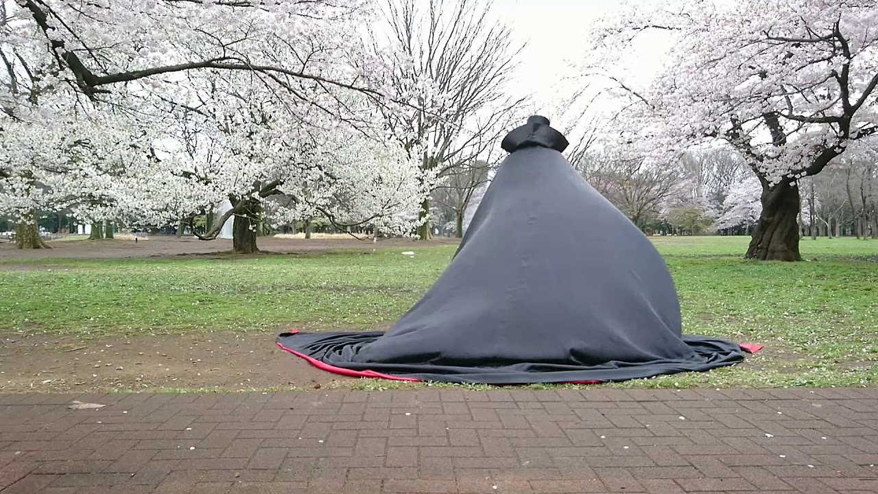 ロングサテンマント８