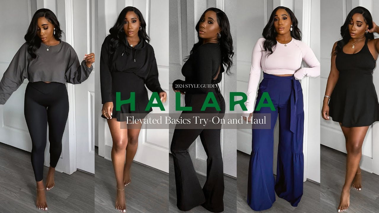 ELEVATED BASICS FOR 2024! | HALARA TRY-ON HAUL | NEW Year Outfit Ideas