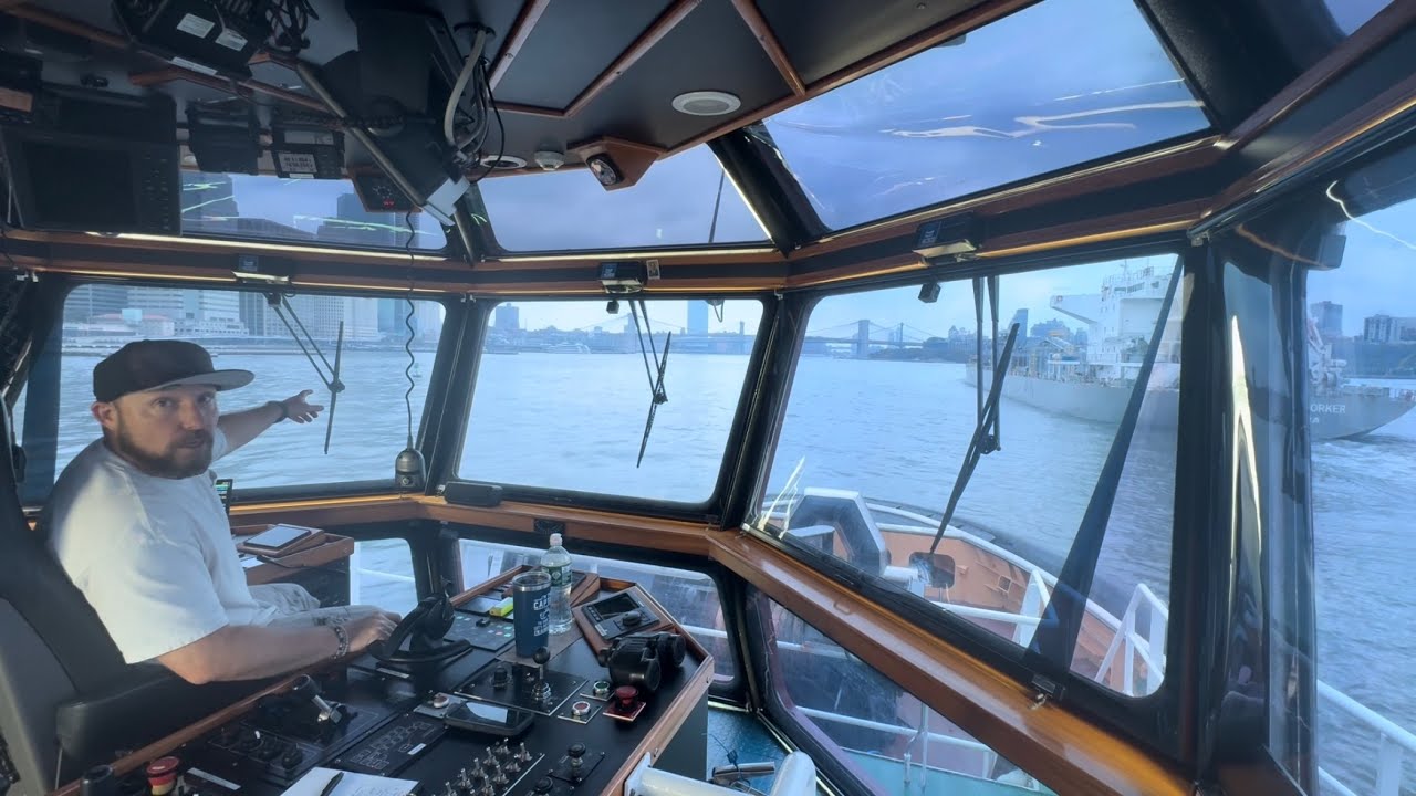 Escorting The Biggest Ship To Transit The East River (Battery to Hell Gate)