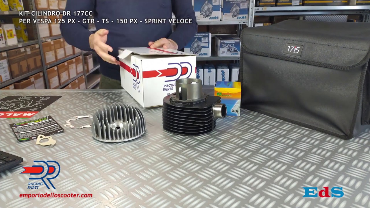 DR Unboxing | Gruppo termico 177cc d.63 Vespa PX Sprint Veloce GTR TS LML Star - KT00017