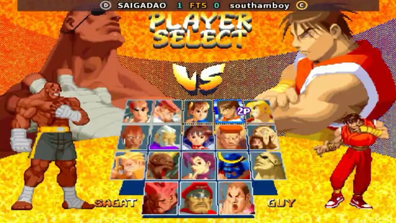Street Fighter Zero 2 Alpha - SAIGADAO vs southamboy FT5