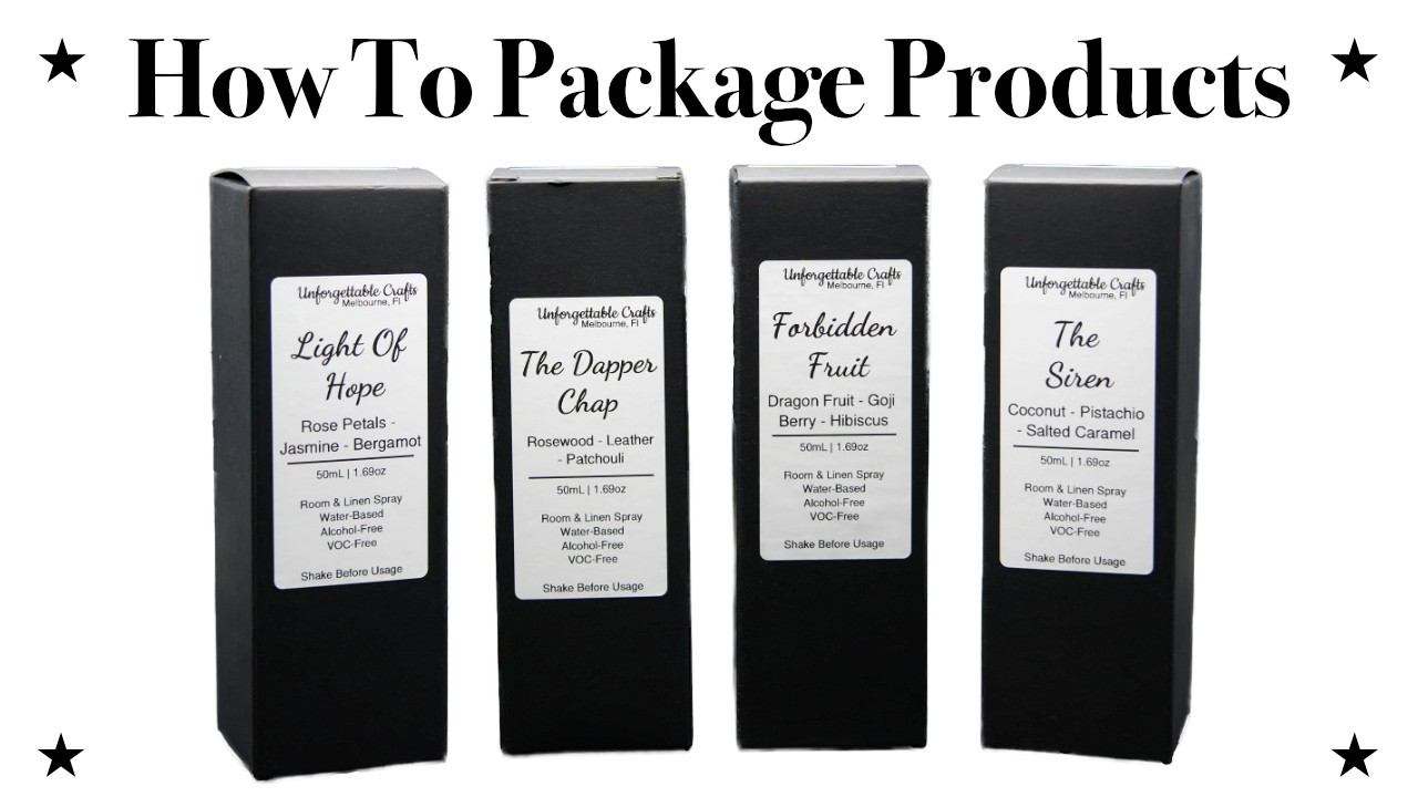 Room Spray Packaging & Labeling | Handmade Home Fragrance - Small Business Life