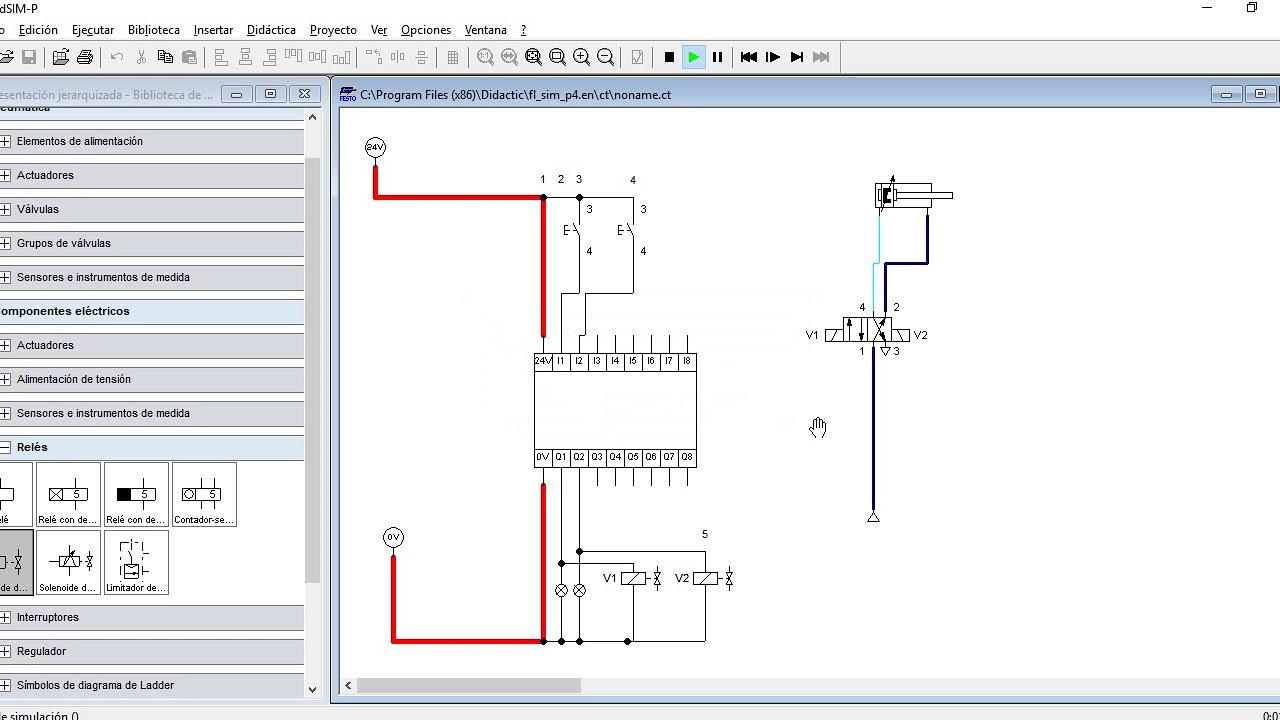 Electroneumatica y PLC basico