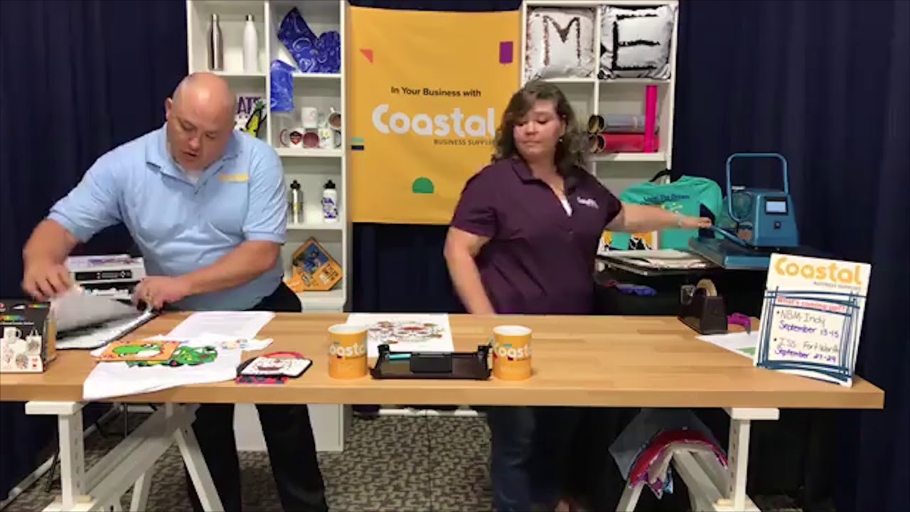 How to Sublimate Sequin Pillows - In Your Business LIVE