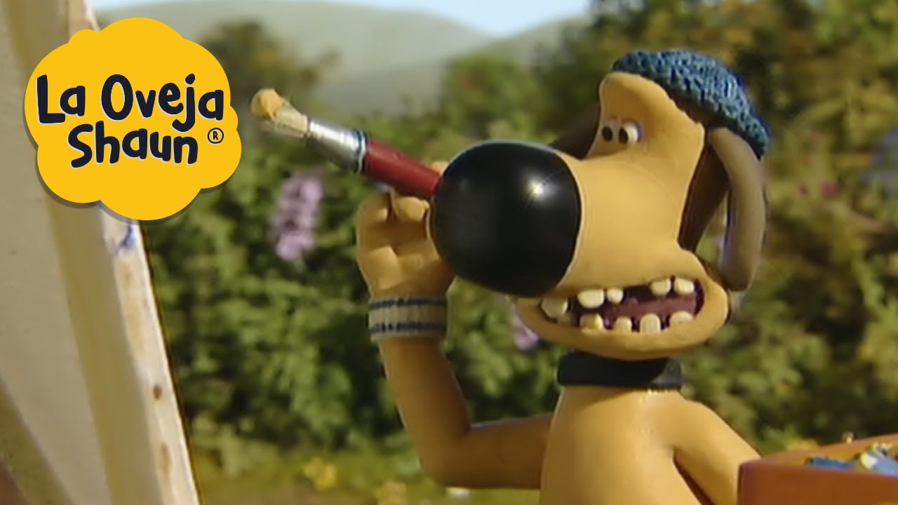 La Oveja Shaun 🐑 pintar por perro 🐑 Dibujos animados para niños