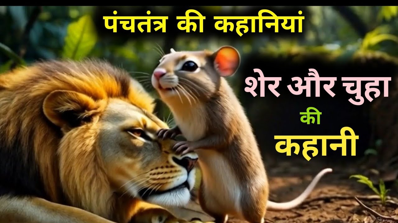 Sher aur chuha ki kahani | Moral Story Hindi | Emotional kahani | Panchtantra ki kahaniyan | story 