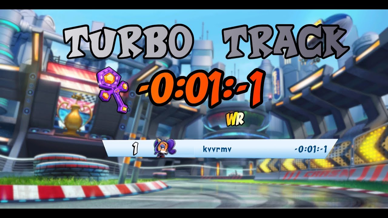 Crash Team Racing Nitro Fueled - Turbo Track - Relic Race in -0:01:-1 (WR)