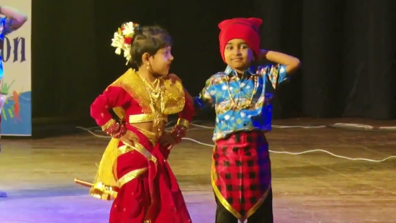 LKG Kids Performing Koli Dance 🐟💃 Full Energy! #KoliDance #LKGKids #KidsPerformance #CuteKids #Viral