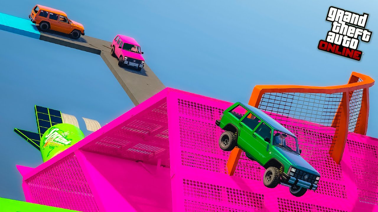 ДЕВЧОНКА ОБОШЛА НАС И ФИНИШИРОВАЛА! УГАРНЫЙ ПАРКУР В GTA 5 ONLINE (ГОНКИ ГТА 5 ОНЛАЙН) #gta5