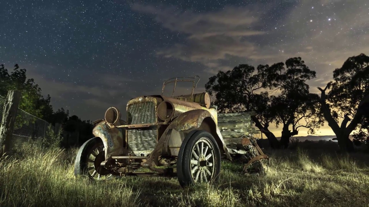 Fine Art Light Painting the Old Ute