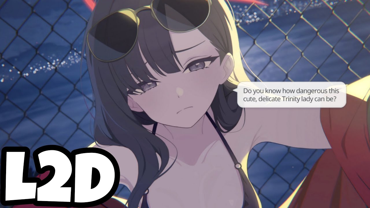 Nakamasa Ichika (Swimsuit ver.) L2D (Showcase + Patpat) - Blue Archive