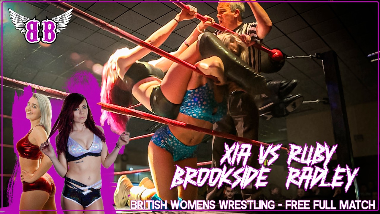 Teen rookie Xia Brookside battles Ruby Radley in epic British women's wrestling match | Rare 2016