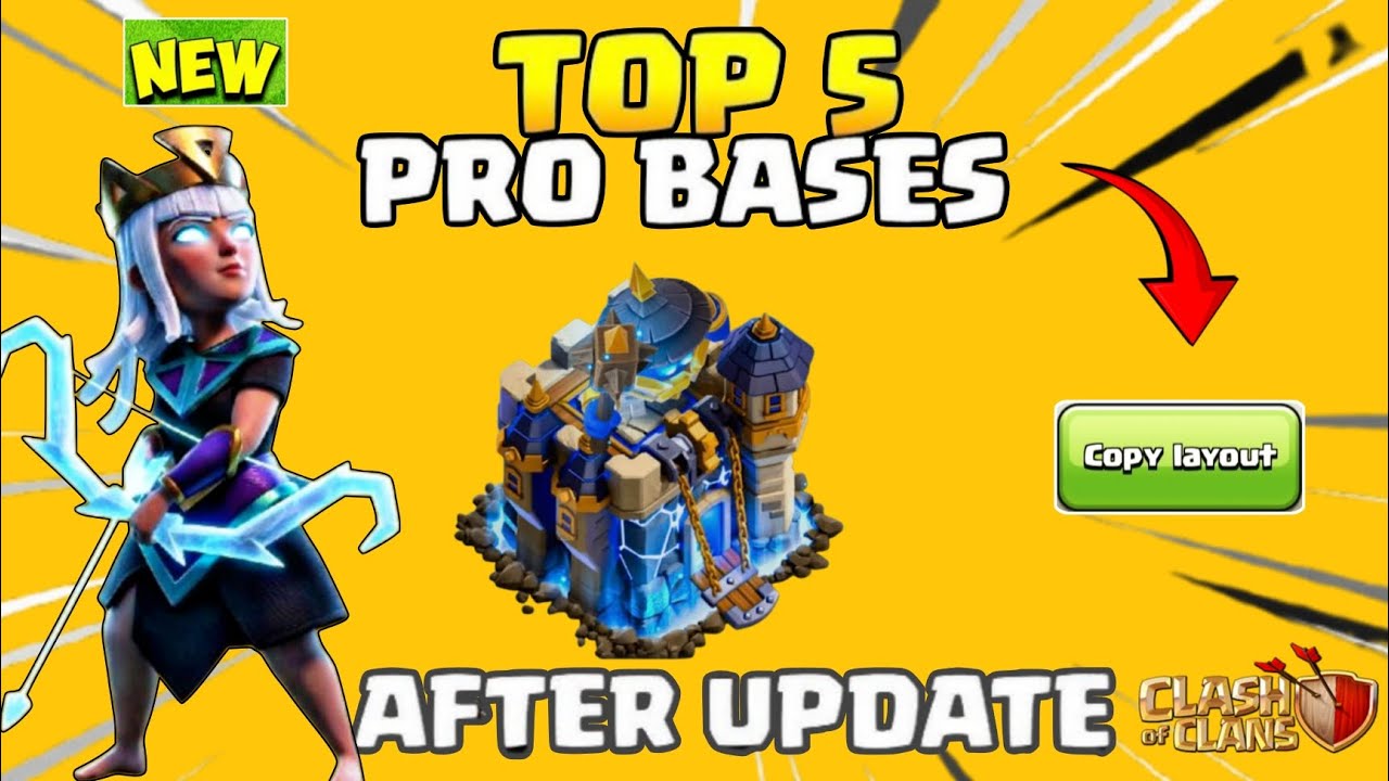 BEST TOP 5 TH18 WAR & TROPHY BASE WITH LINK - TOWN HALL 18 BASE COPY LINK - CLASH OF CLANS 