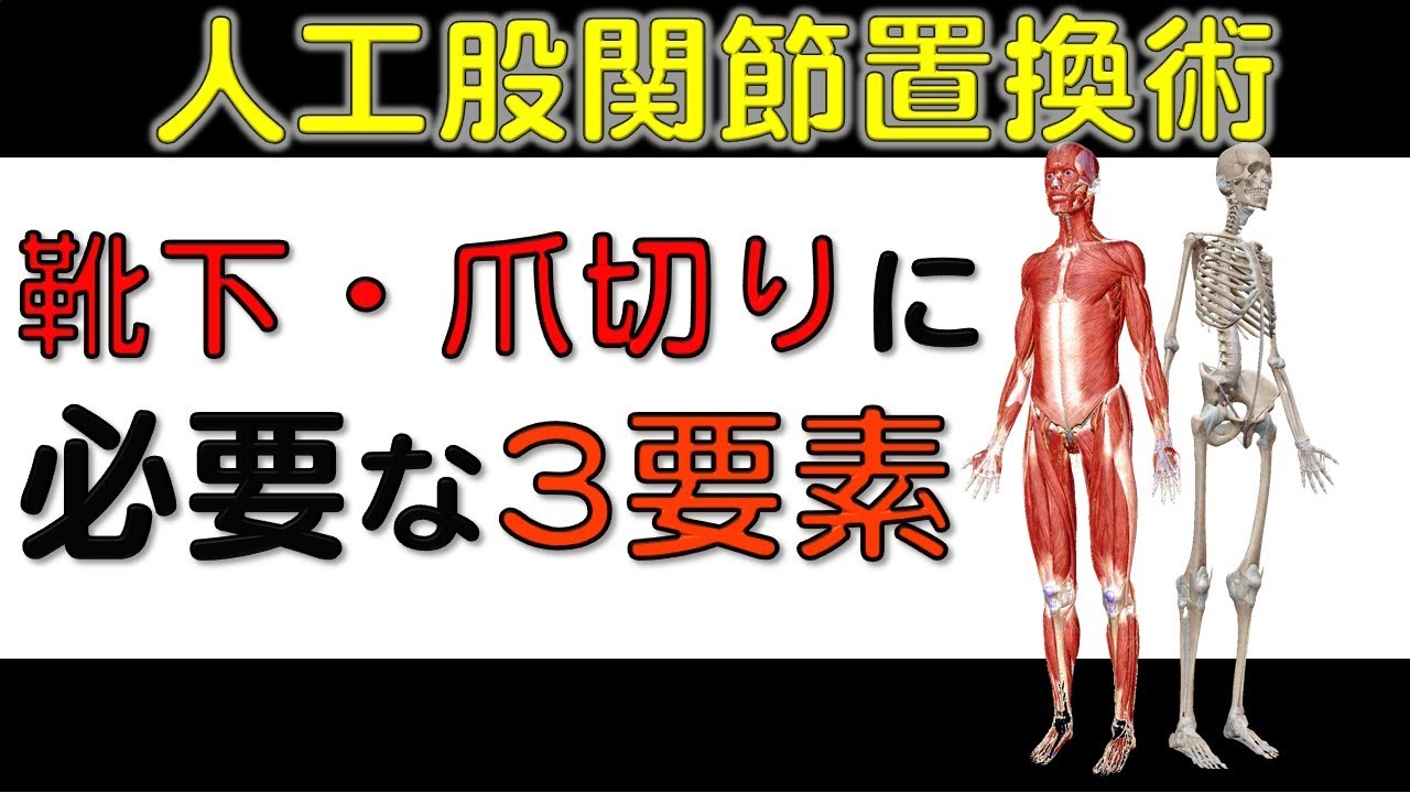 22. 【人工股関節】後の靴下・爪切りの方法&リハビリを解説