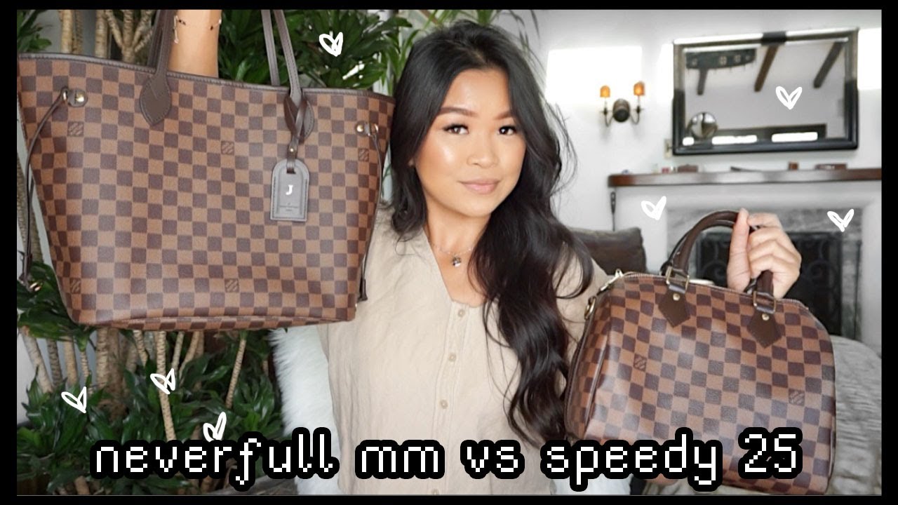 LOUIS VUITTON NEVERFULL MM VS SPEEDY B 25 | PROS, CONS, & REVIEW!