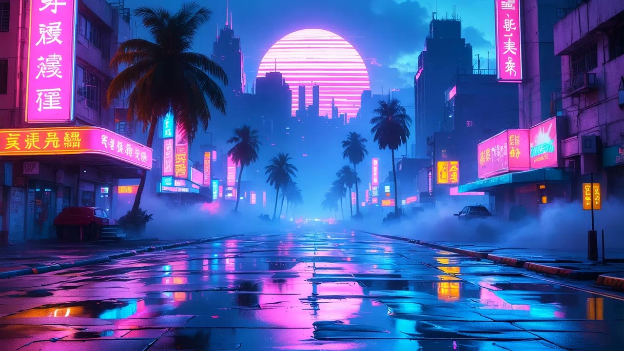 Midnight Highway 🛣️ | 1 Hour of 80s Synthwave Music