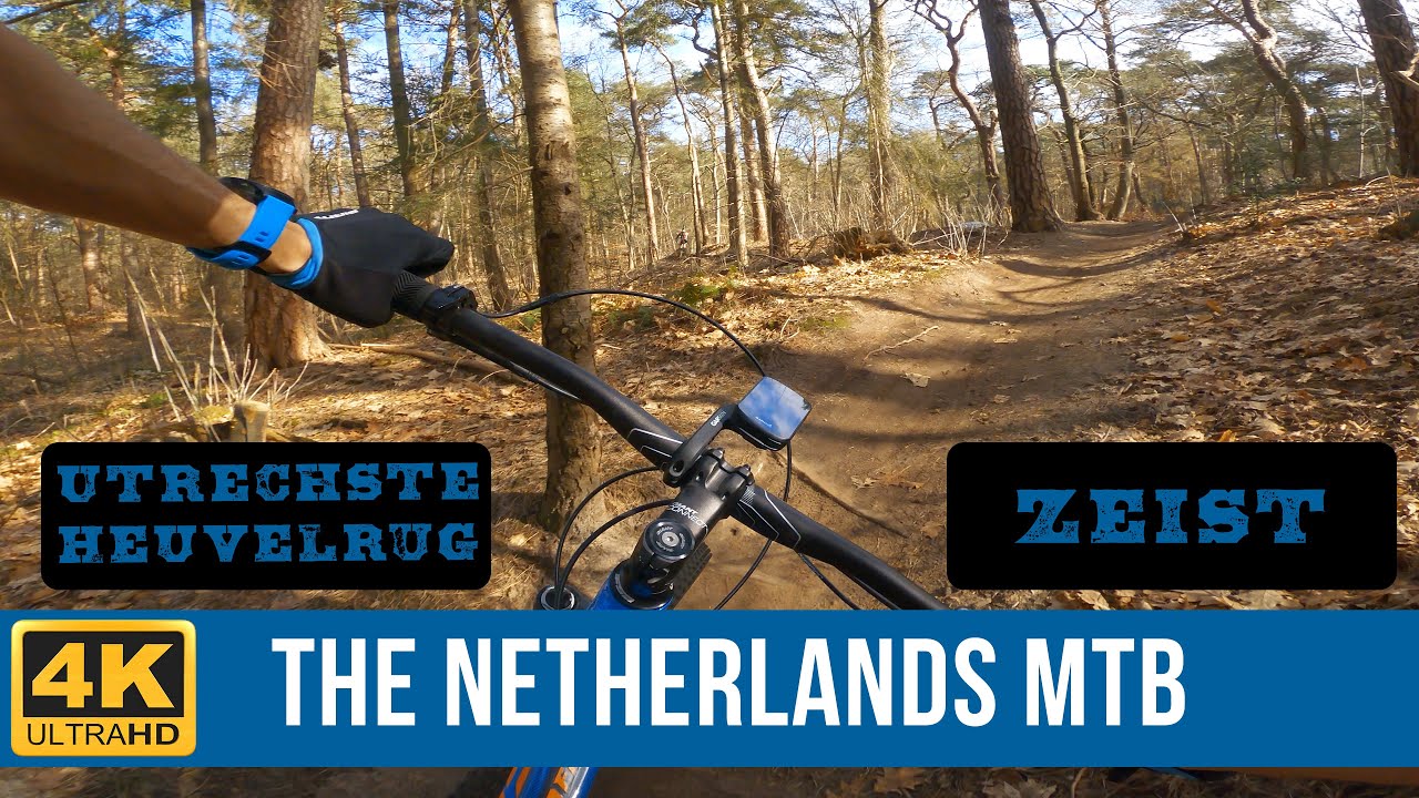 MTB Utrechtse Heuvelrug -  Full ride ZEIST - Indoor Cycling Training Garmin 4k