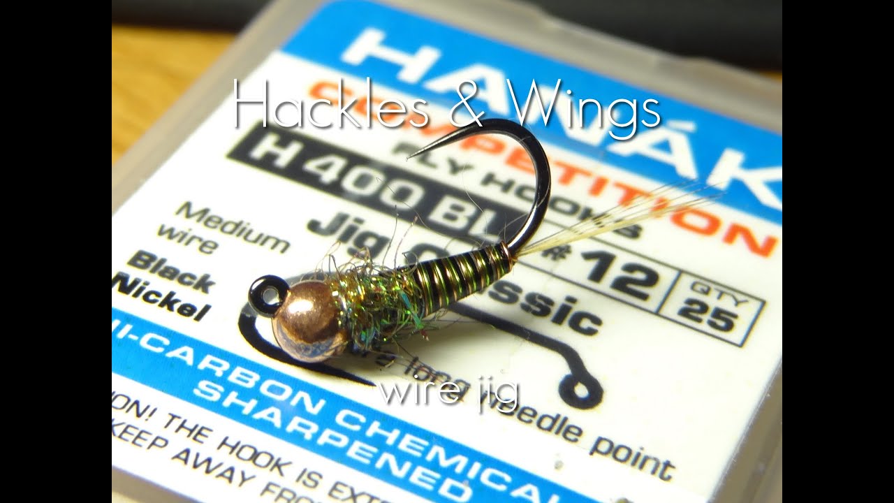 Fly Tying Wire Jig Nymph | Hackles & Wings