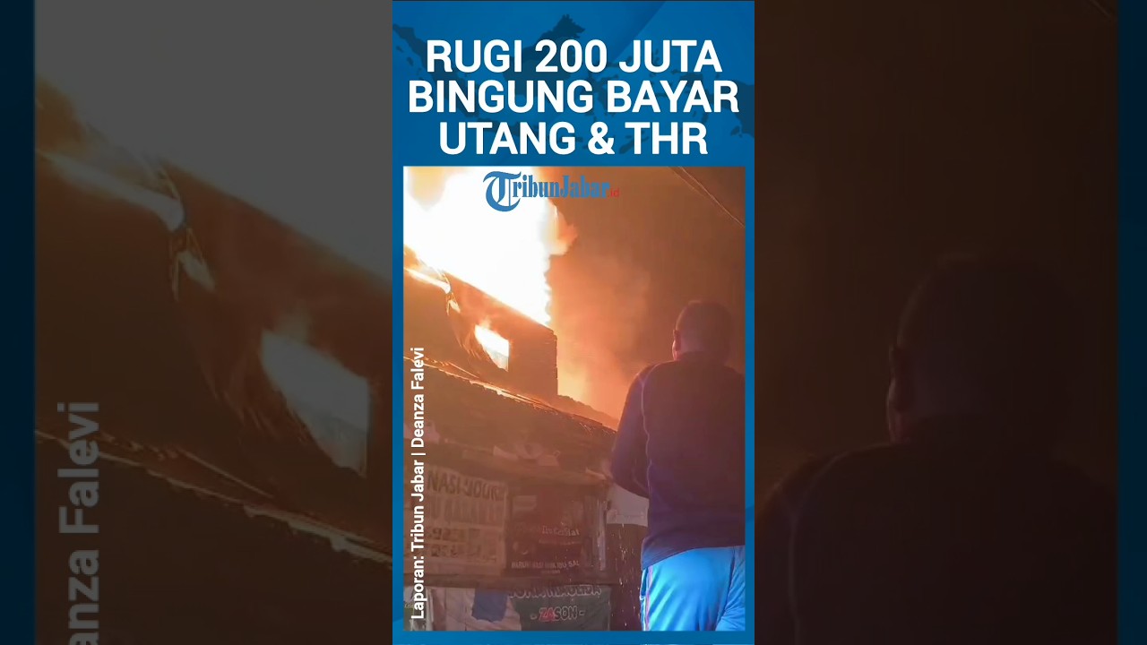 Rugi Rp 200 Juta! Cerita Korban Pasar Rebo Terbakar Hebat: Bingung Bayar THR Pekerja & Utang Dagang