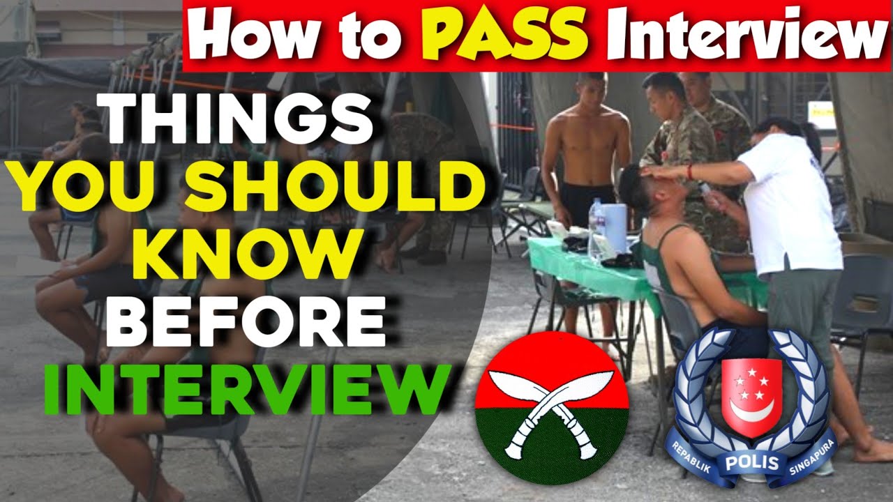 INTERVIEW TIPS for British Army and Singapore Police | How To Pass Interview in British Army