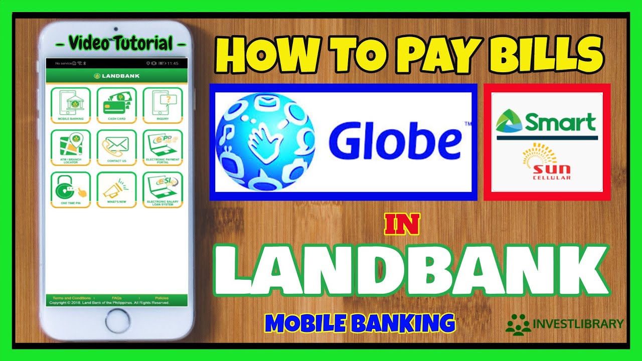 Landbank Bills Payment: How to Pay Globe Smart Sun Bills using Landbank iAccess Online Banking