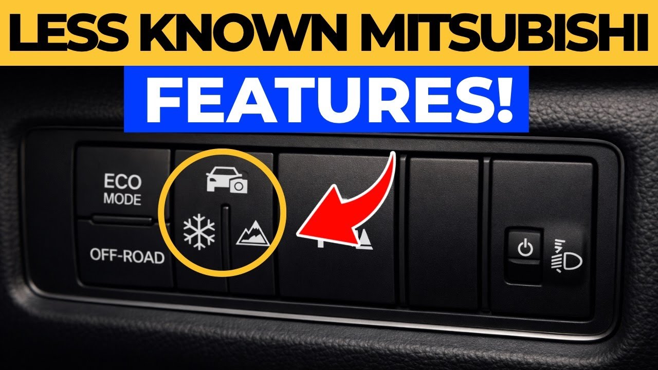 13 Unknown Mitsubishi Features You DON'T Know About