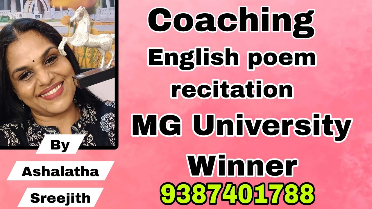 English Poem Recitation.10 best English poems to win a prize. School and College students