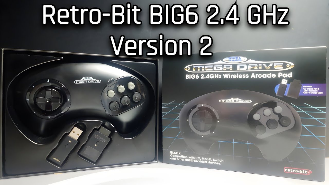 Наконец-то ХОРОШИЙ беспроводной контроллер для Genesis? Обзор Retro-Bit 6 Button V2 (4k)