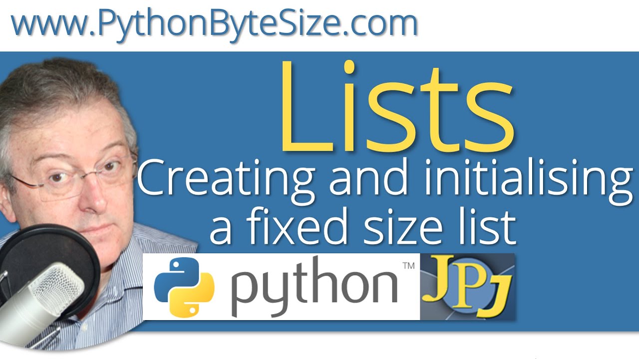 Создание и инициализация списка Python фиксированного размера