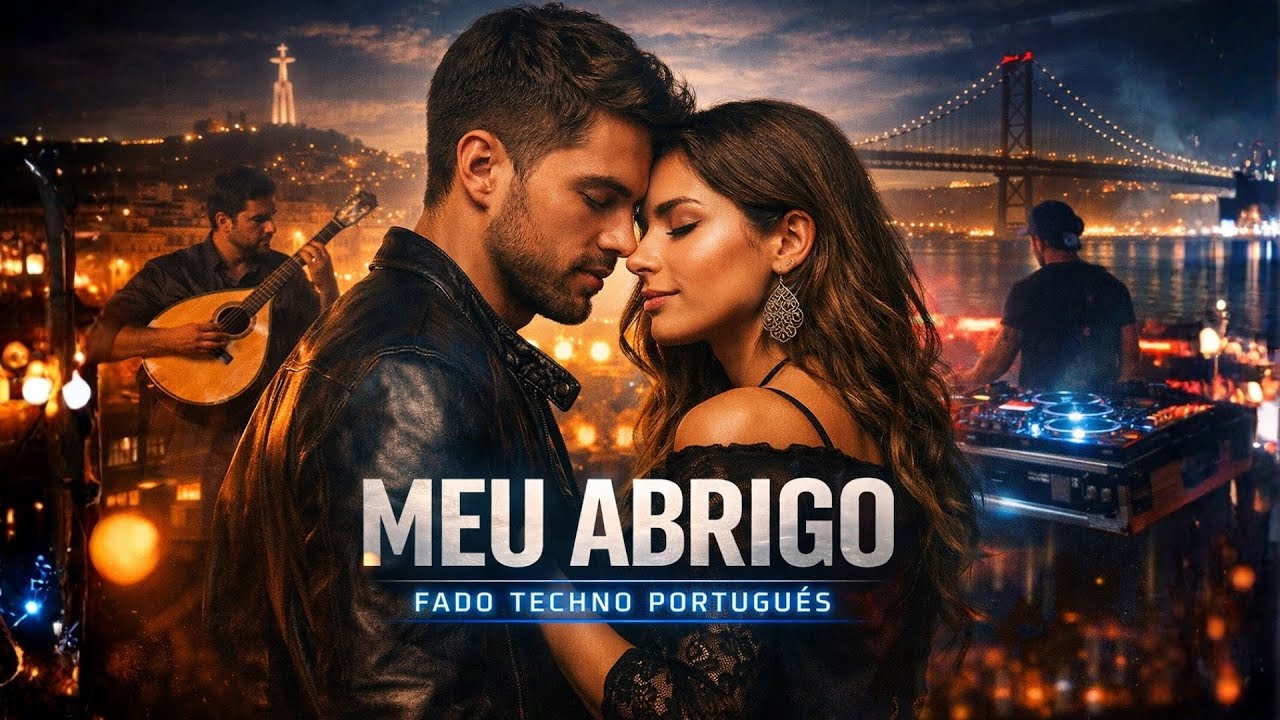 MEU ABRIGO (Fado Techno Português) | Tejo, Neon e Coração