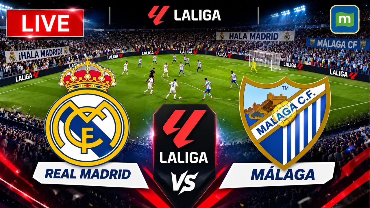 🔴Real Madrid vs M&aacute;laga LIVE:  LaLiga 2026 | LIVE Match | Football LIVE