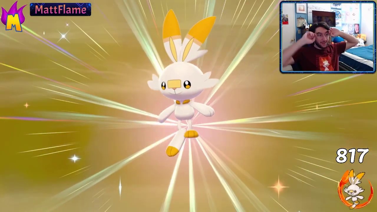 My first ever LIVE shiny Pokémon! Shiny Libero Scorbunny Reaction
