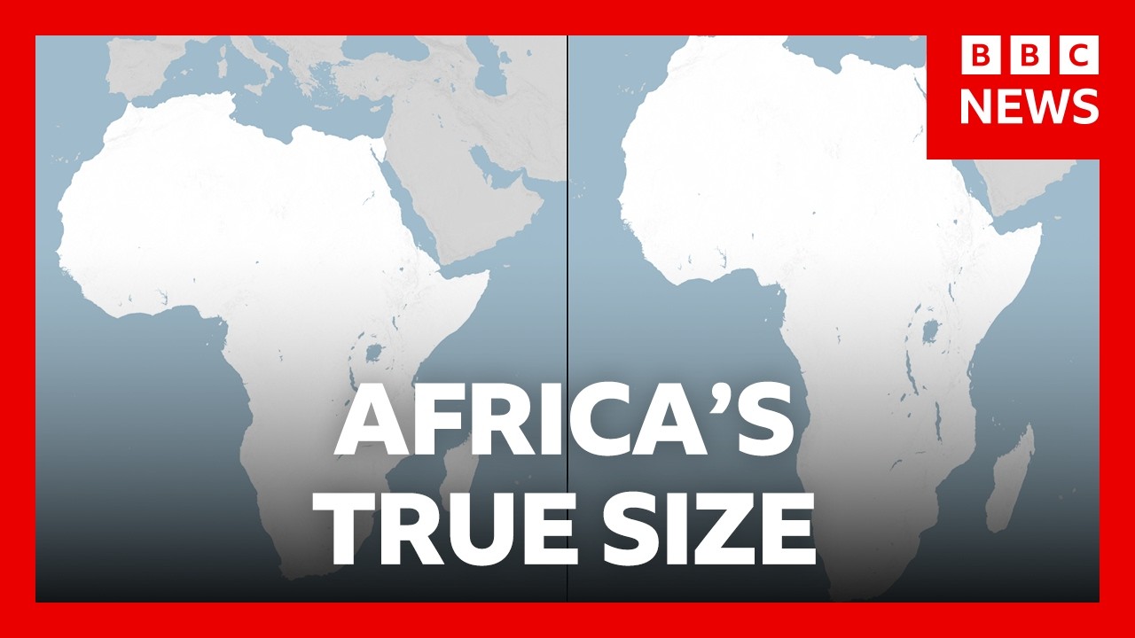 UN votes to adopt new world map to reflect Africa's true size | BBC News